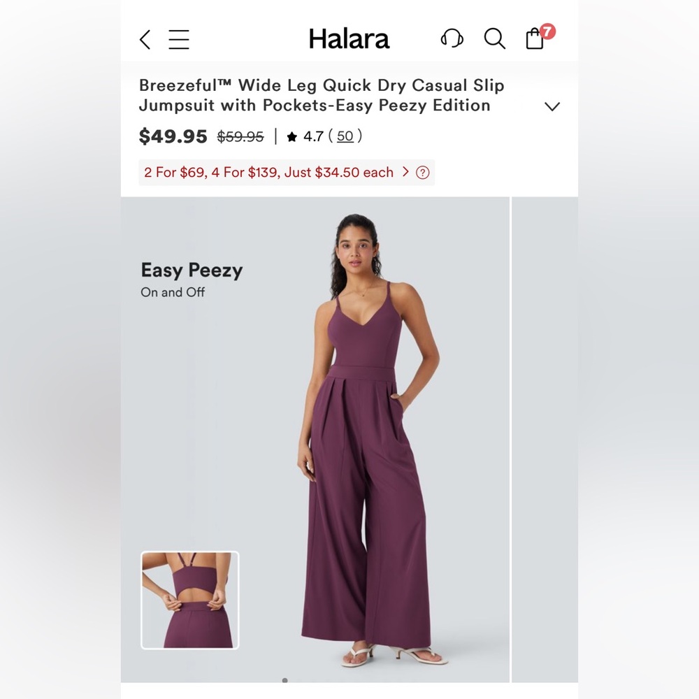 Brand new Halara Jumpsuit Medium
